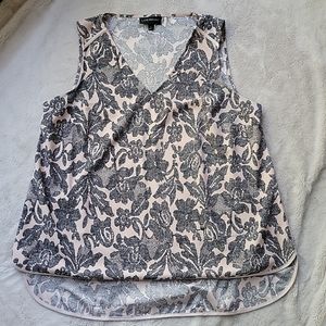 Lane Bryant Floral Hi-Low Hem Blouse